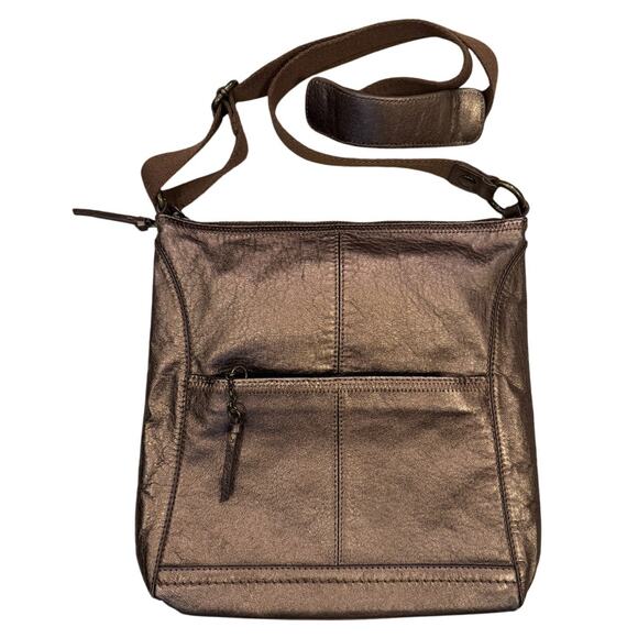 The Sak Bronze Metallic Crossbody Bag - Picture 3 of 3